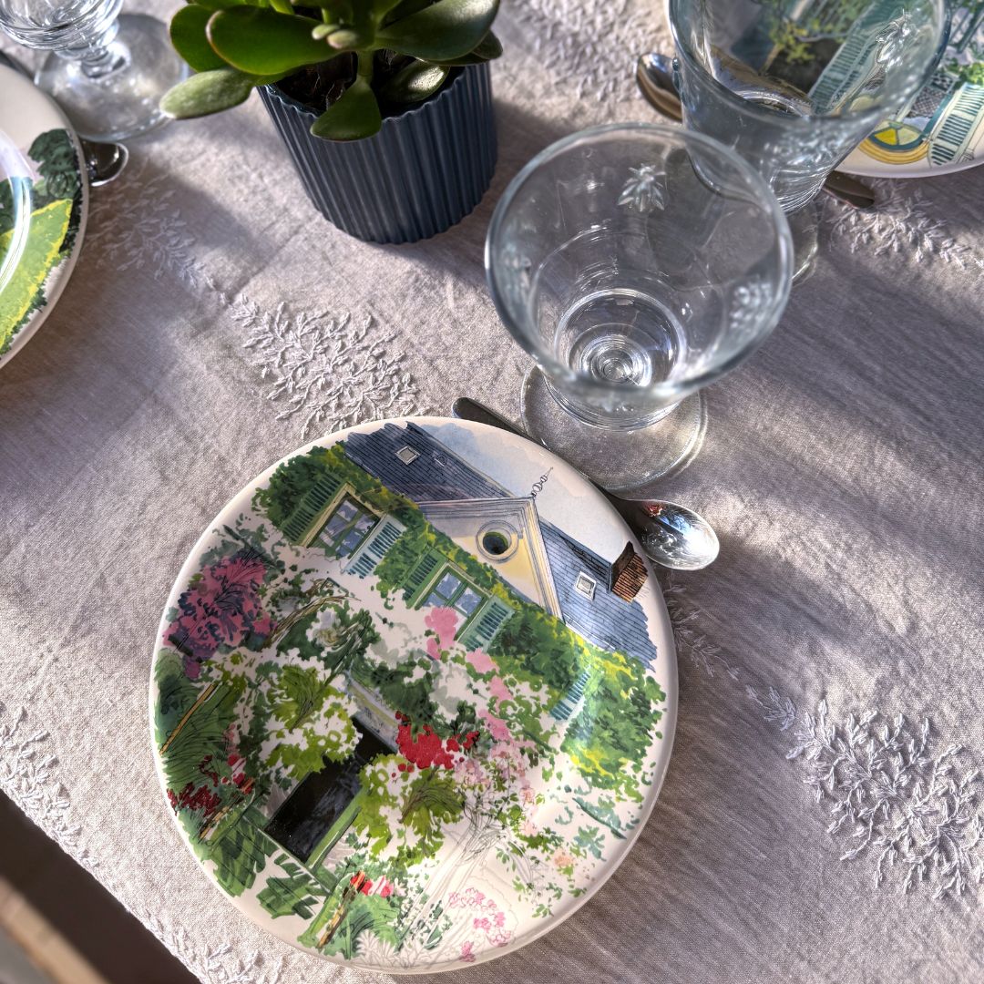 Gien dessert plates (x4) - Impressionists edition - French Address