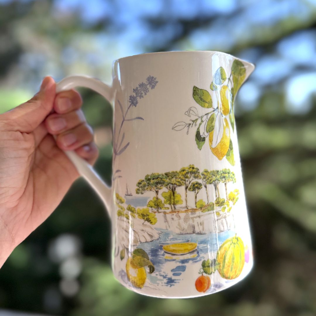 Gien pitcher - Provence edition - French Address
