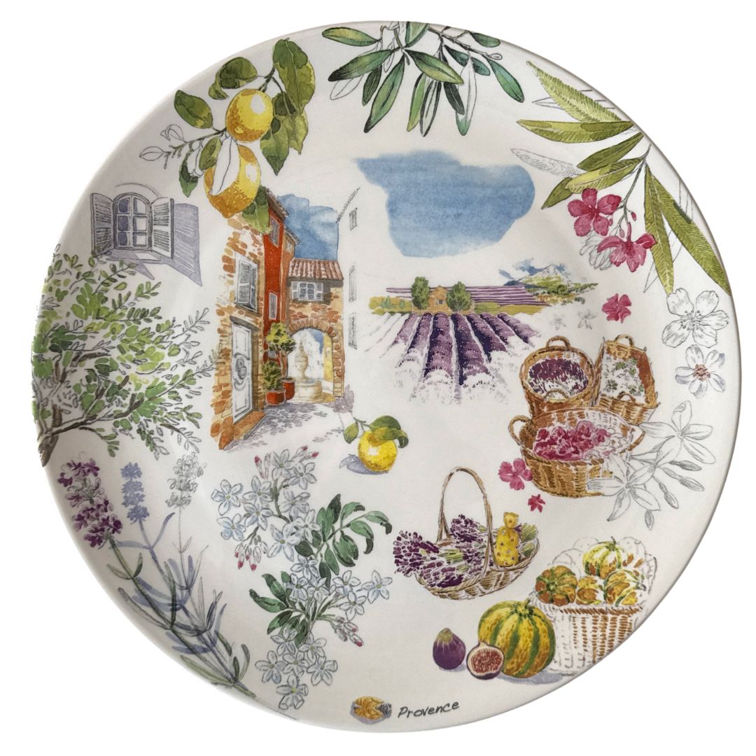 Gien platter - Provence edition - French Address