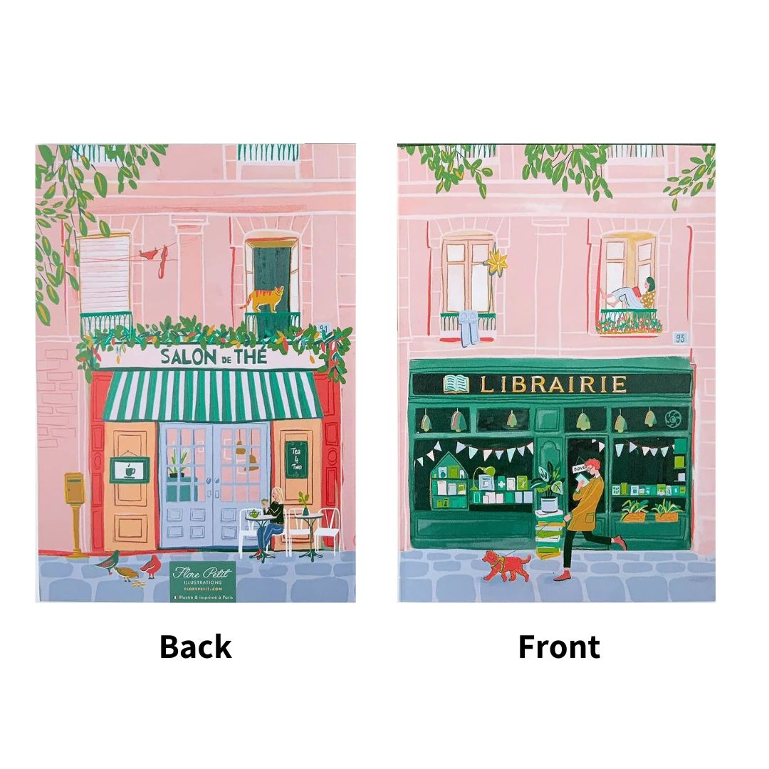 Parisian shops notebooks (x5) - French Address