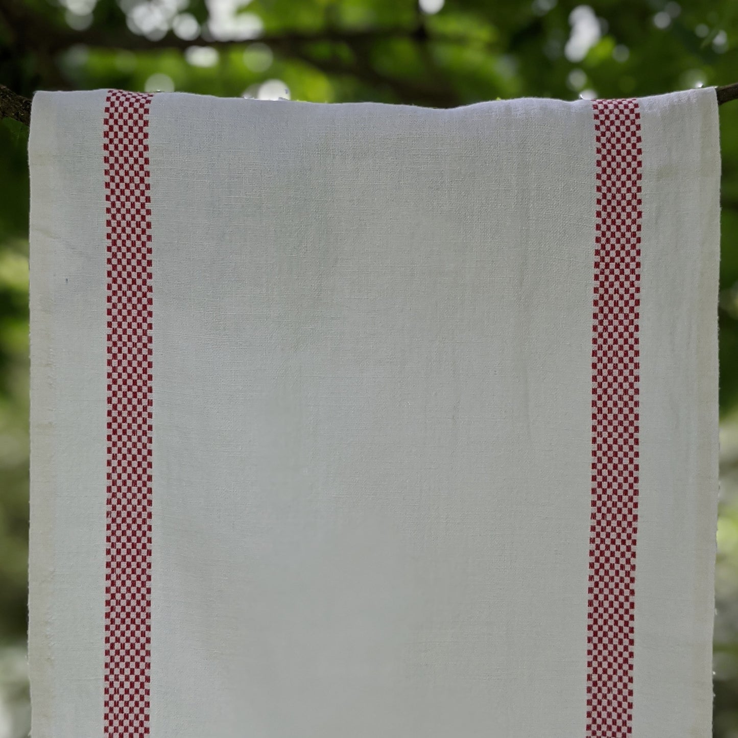 Bistro tea towel - red - French Address