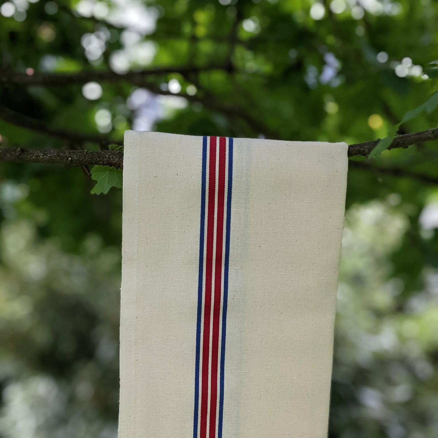 Rustic tea towel - French Address