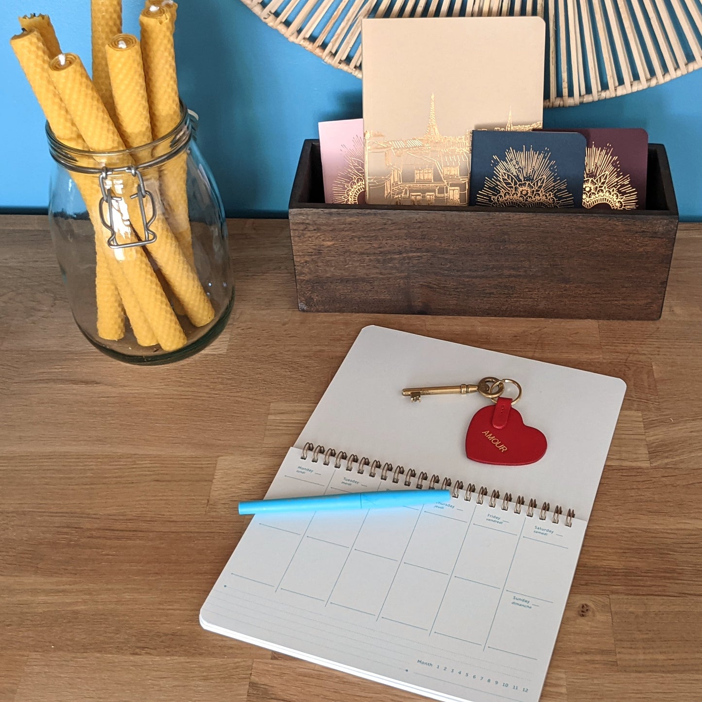 Planner with Paris design - French Address