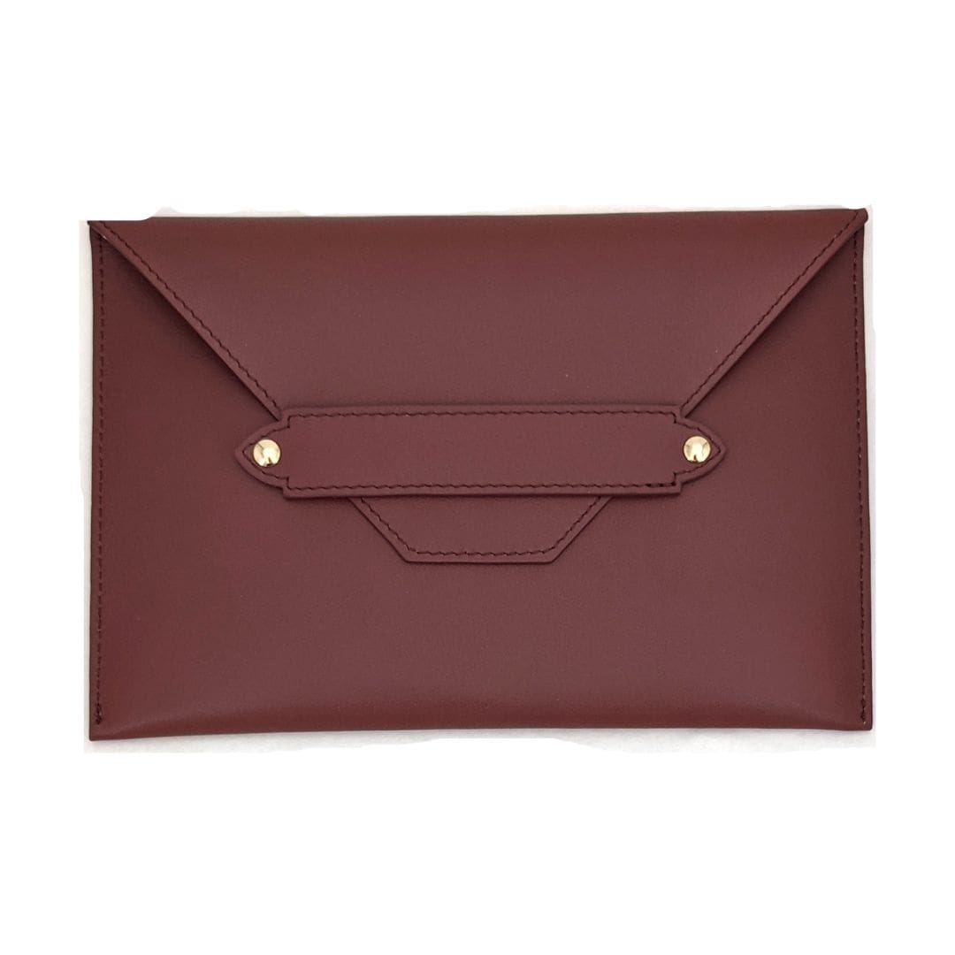 Leather pouch - nostalgia rose - French Address