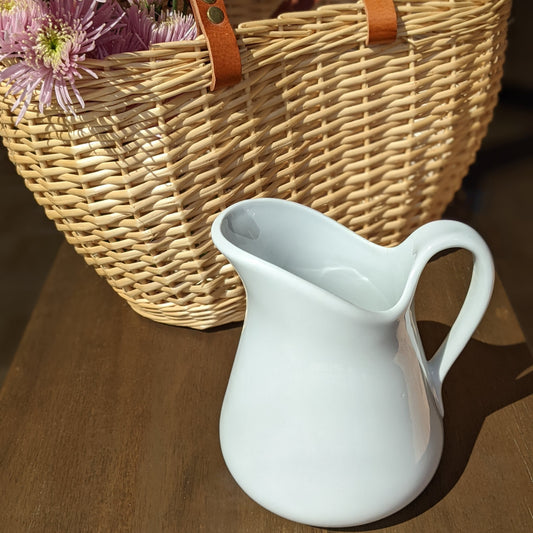 Vintage porcelain pitcher - French Address