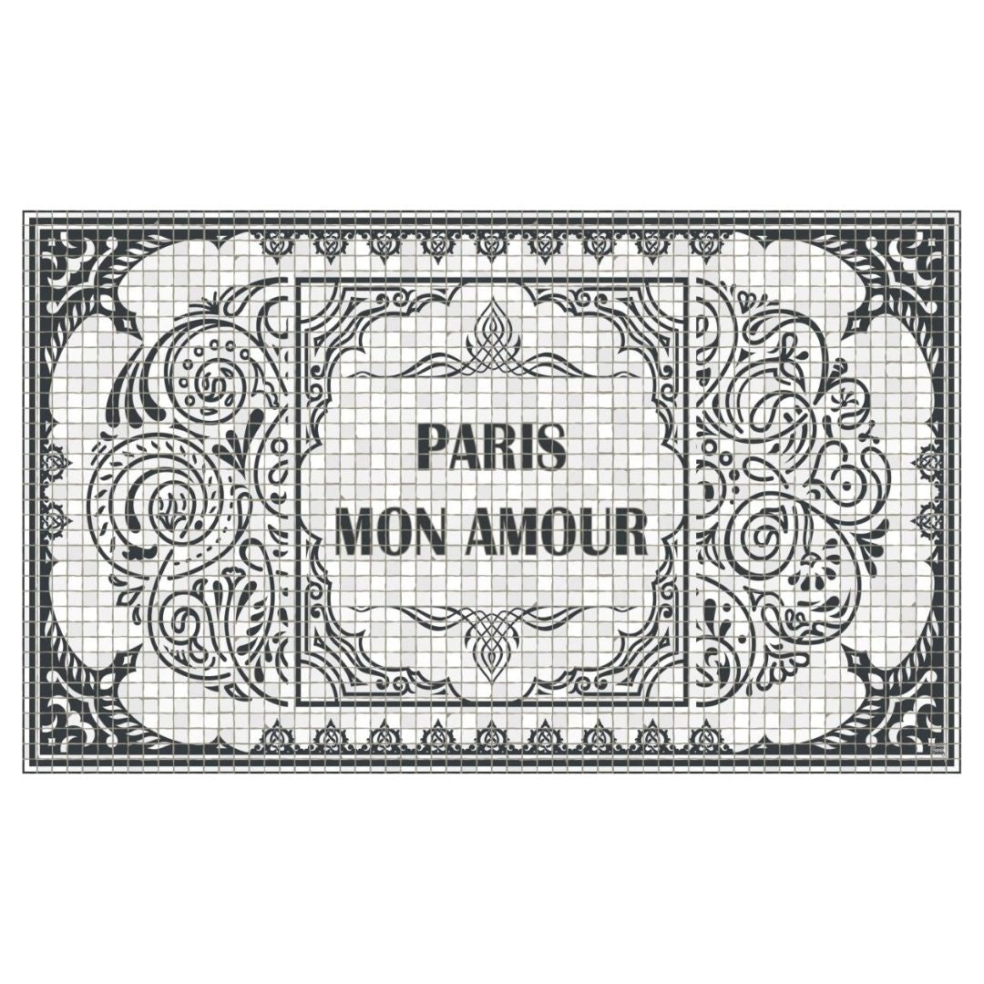 Vinyl Rug Paris Art Deco - French Address