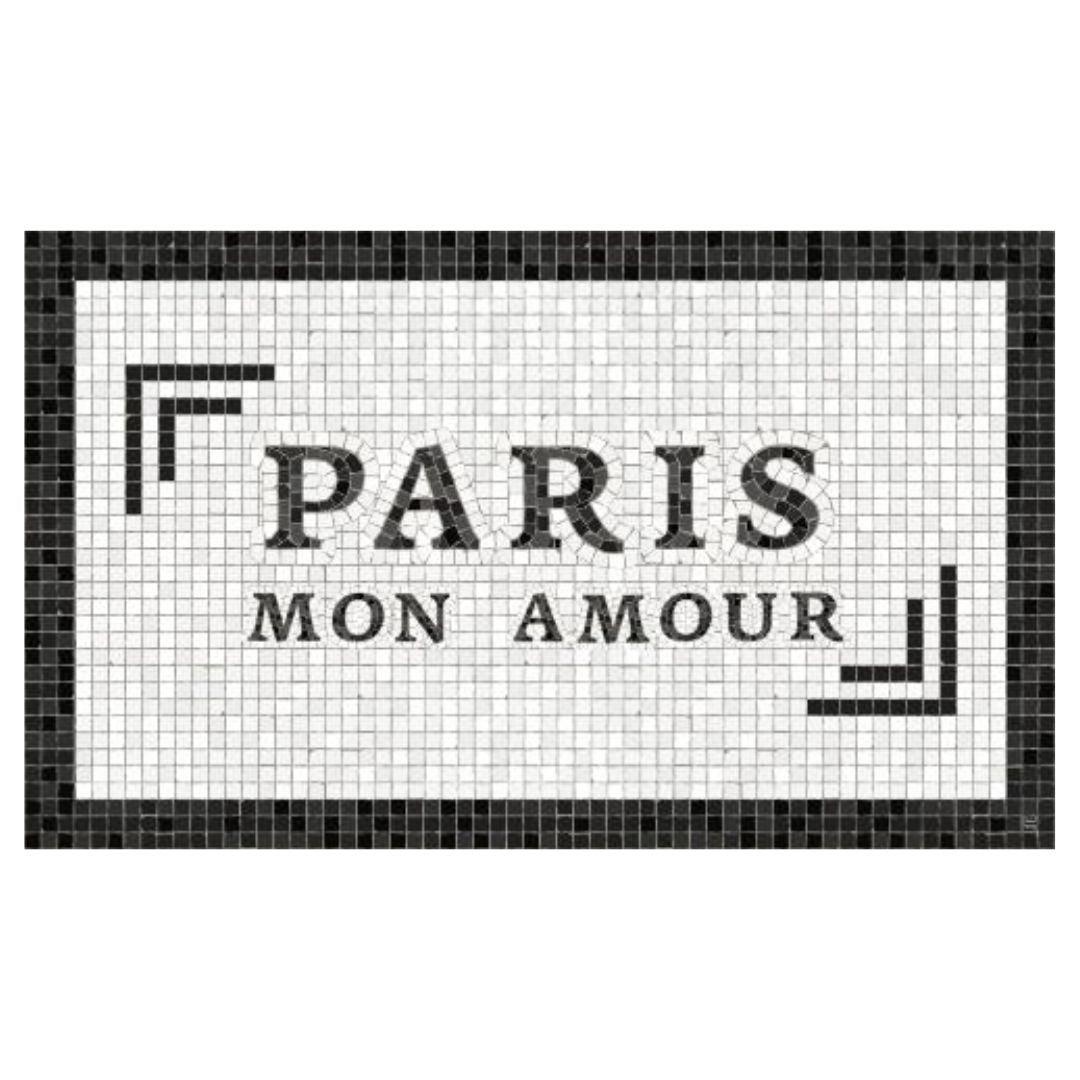 Vinyl Rug Paris - French Address