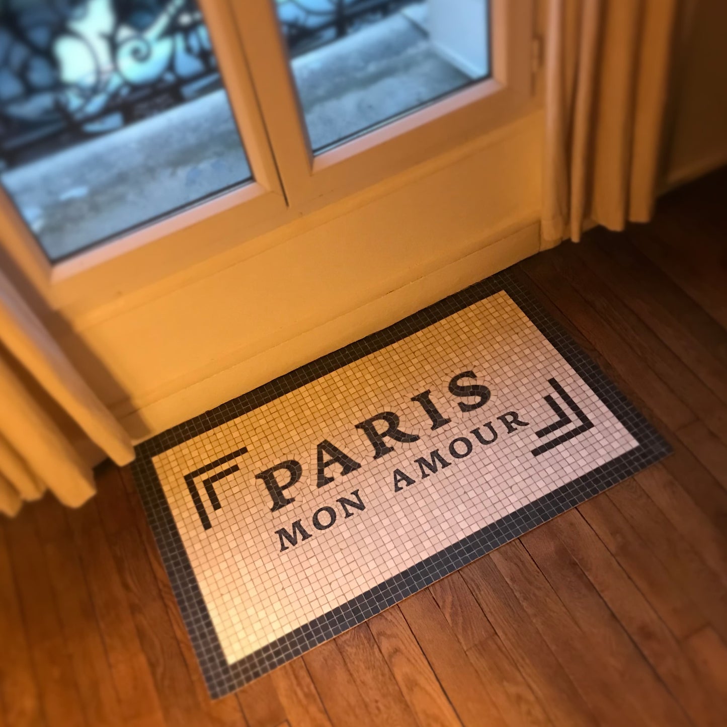 Vinyl Rug Paris - French Address