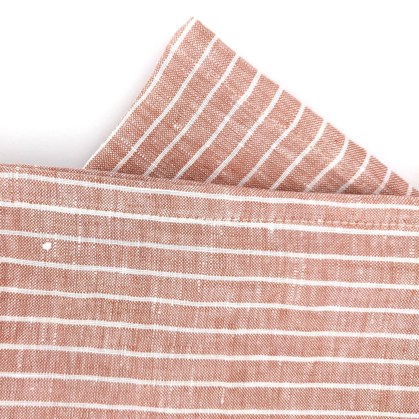 Striped napkins - red (x2) - French Address