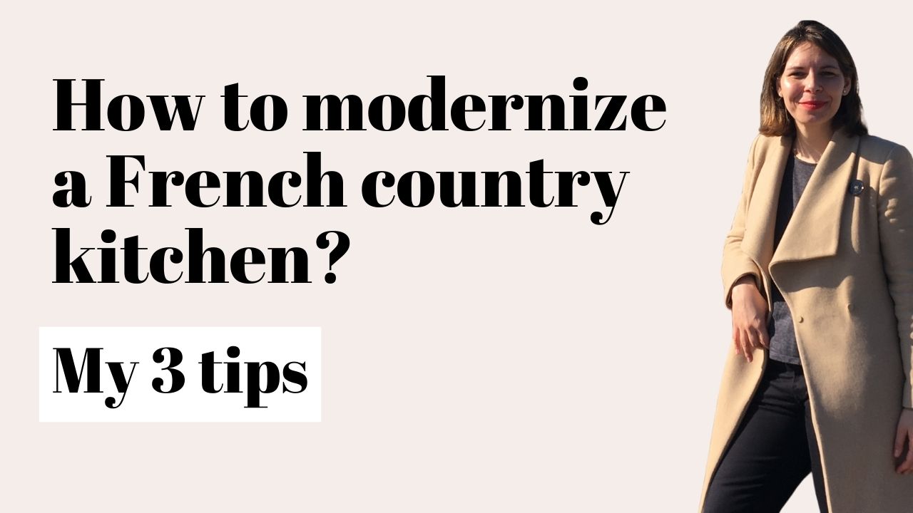 Load video: 3 tips to modernize a French country kitchen