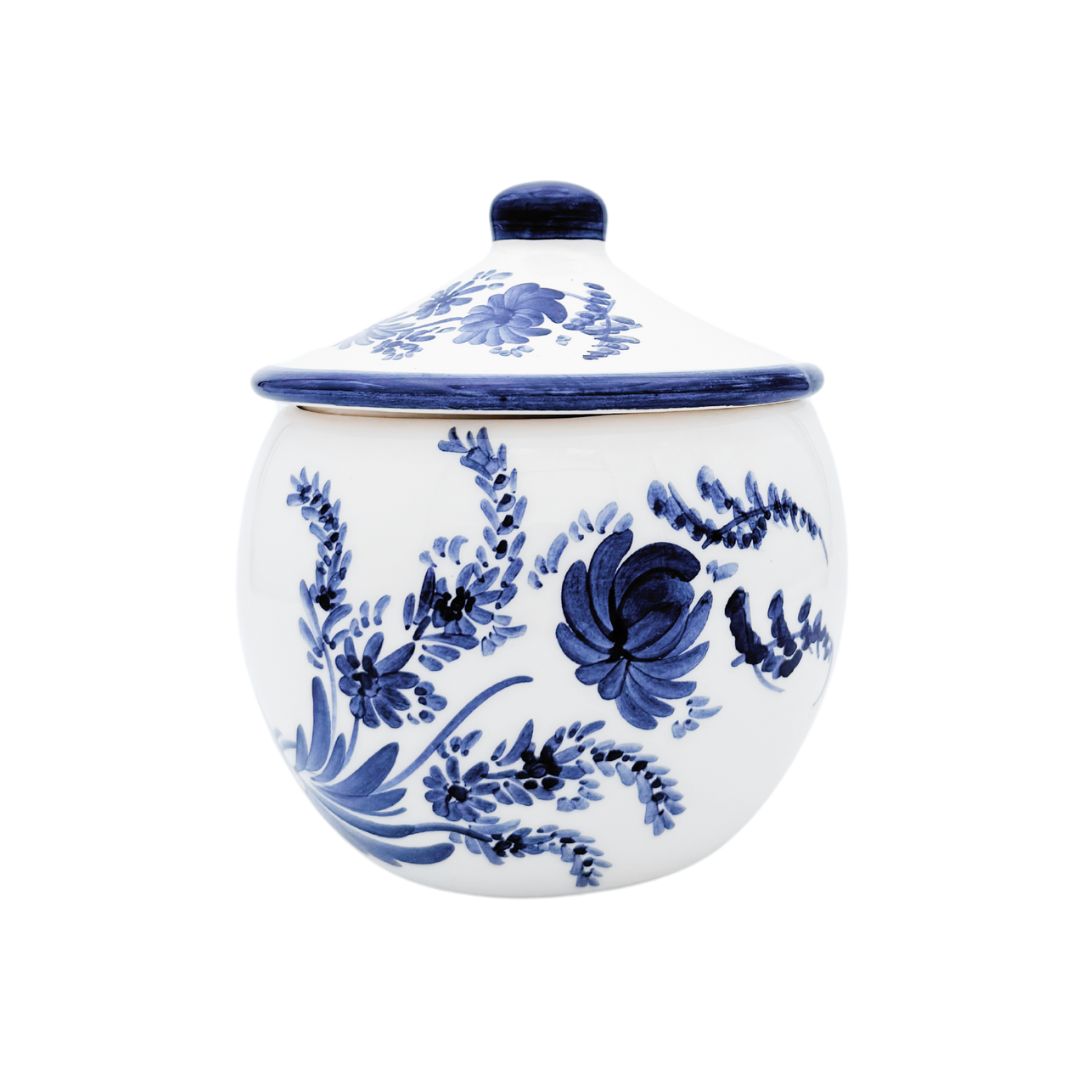 French bathroom jar - royal blue - French Address