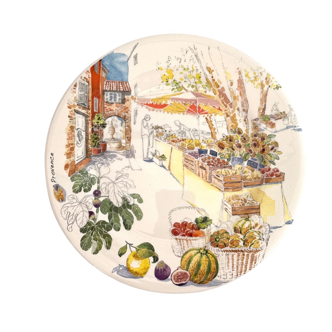 Gien dessert plates (x4) - Provence edition - French Address