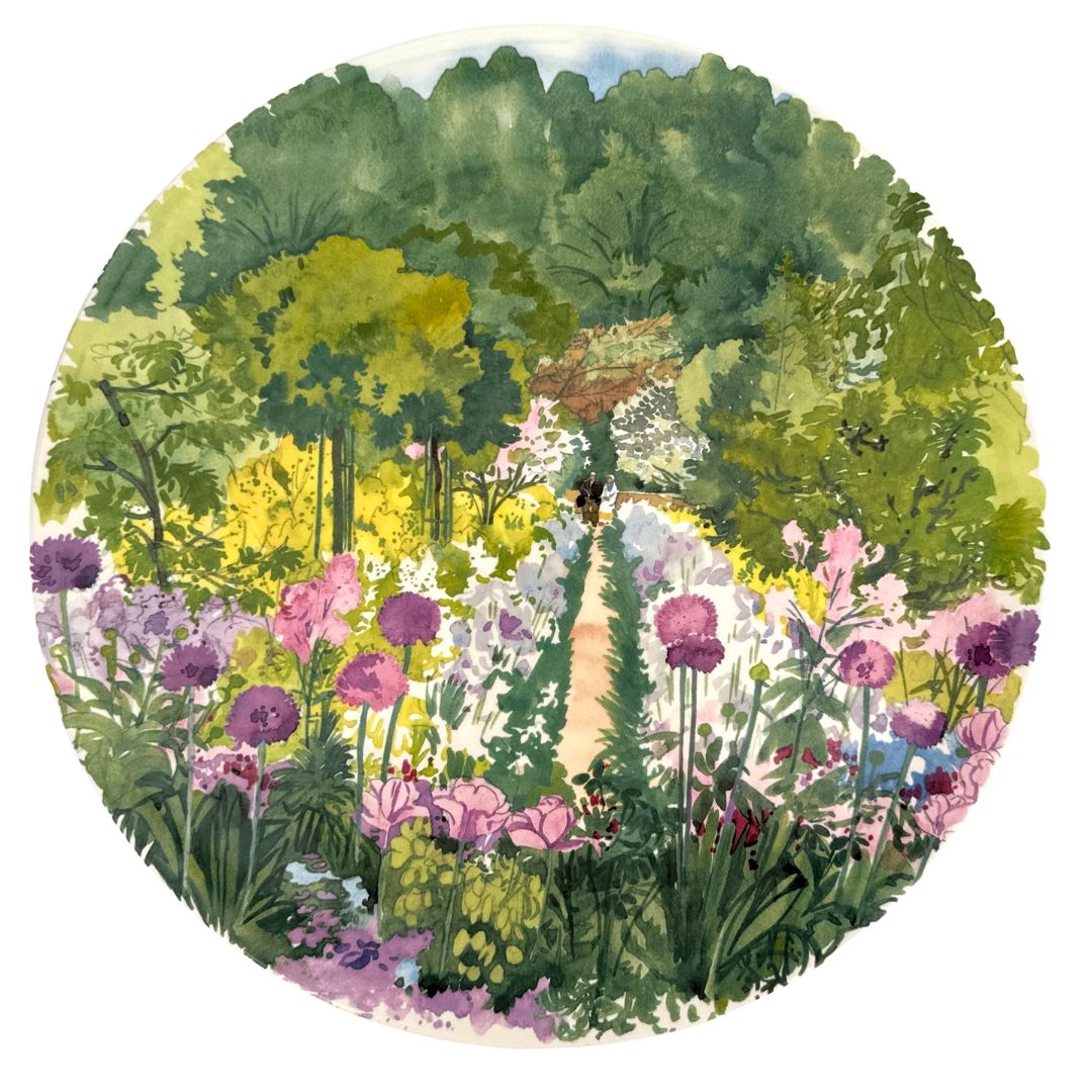 Gien platter - Impressionists edition - French Address