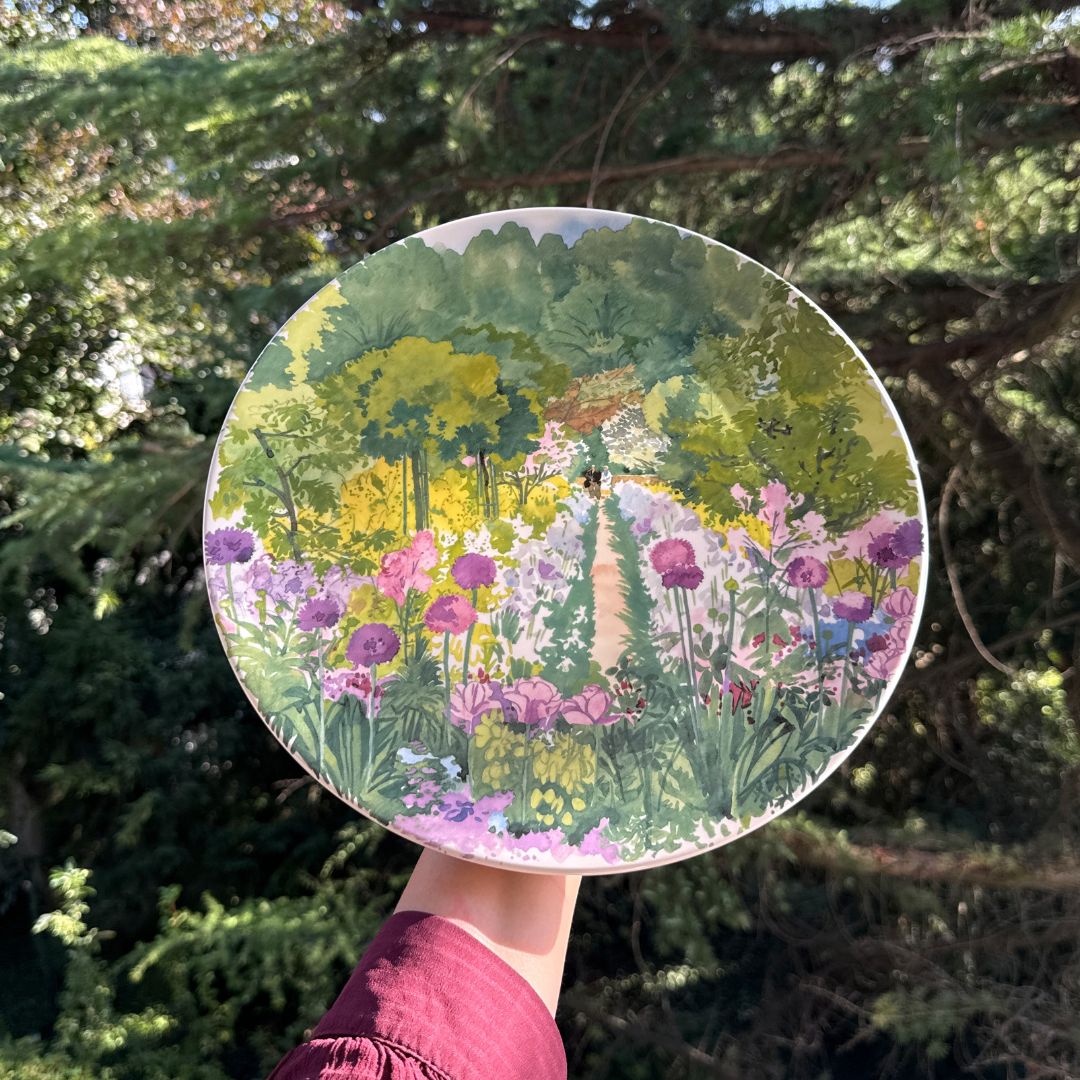Gien platter - Impressionists edition - French Address