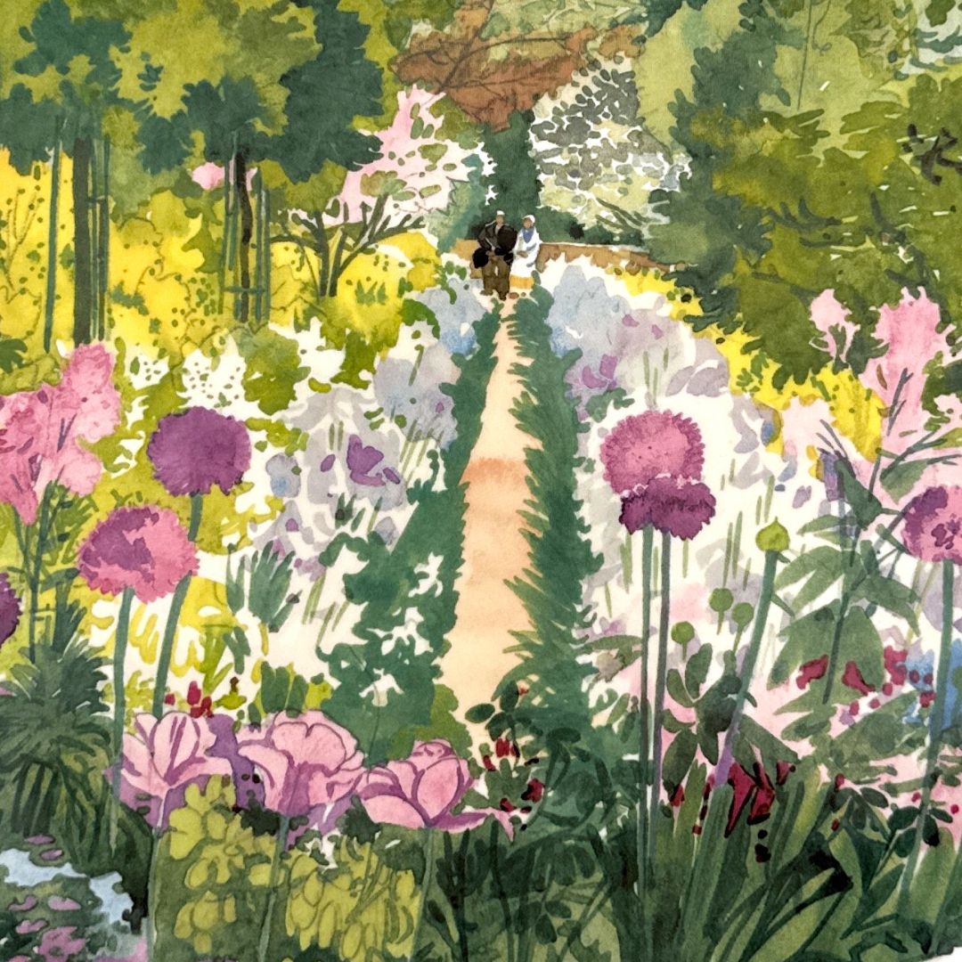 Gien platter - Impressionists edition - French Address