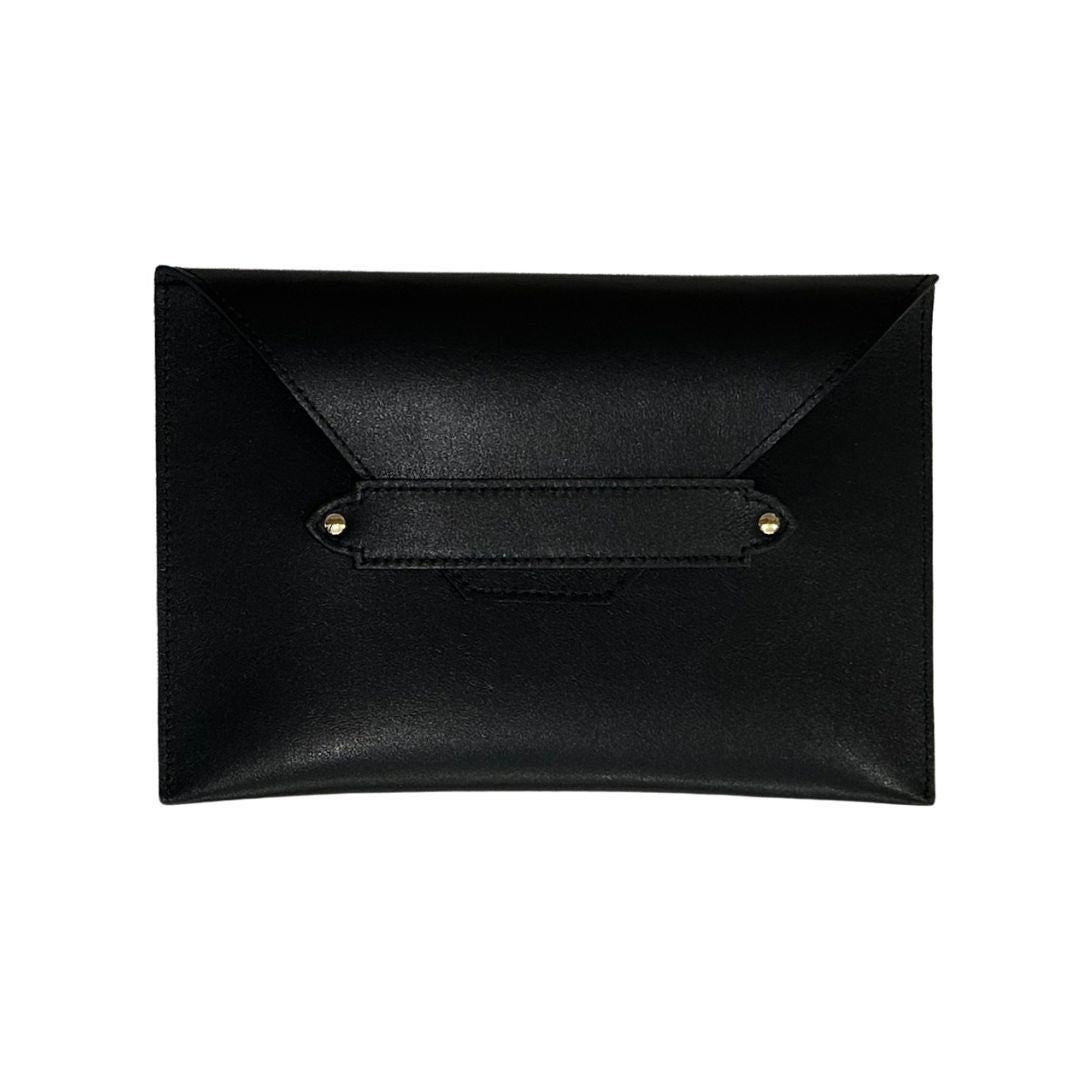 Leather pouch - black - French Address