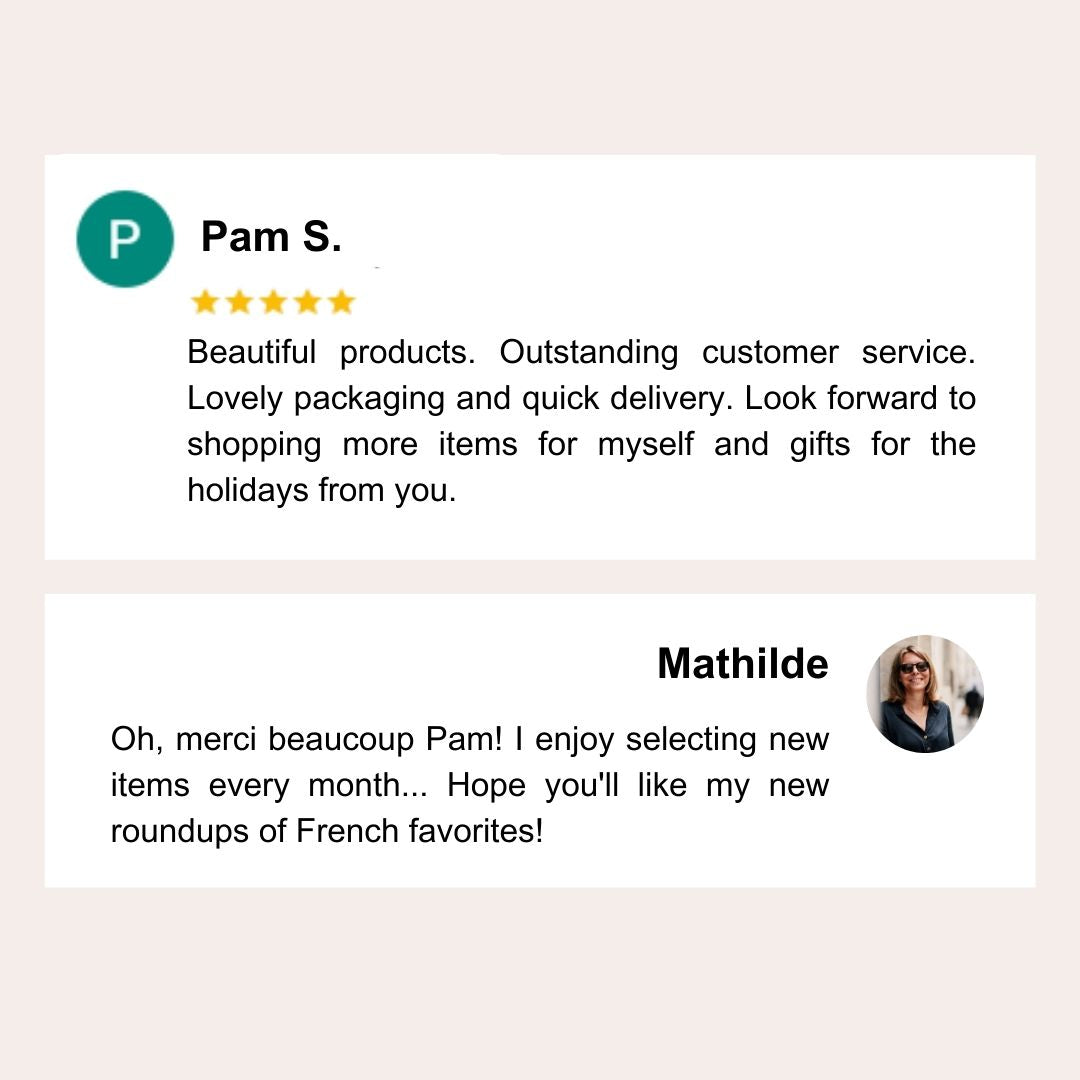 French Adress customer review