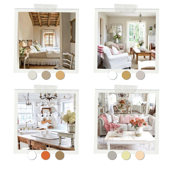 Colors are the first step when you decorate your home with a new style. We share French paint colors recommendations and tips for a French country aesthetics.