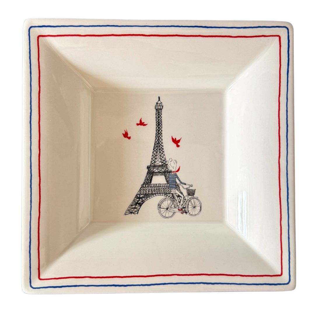 Gien trinket dish (large size)- Paris edition - French Address