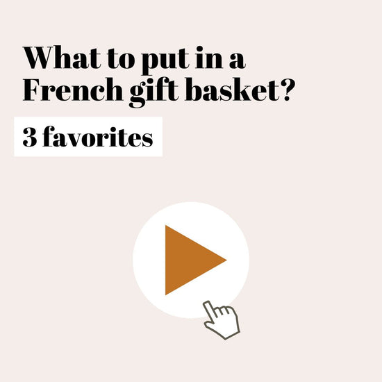 Discover ideas of themed French gift baskets. Then you will know exactly what to put in your French gift basket to please your loved one or friend. A French gift basket is the best gift to offer to a Francophile.