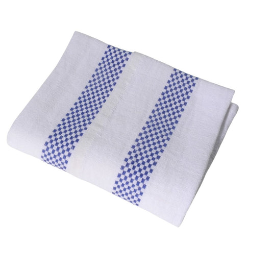 Bistro tea towel - blue - French Address