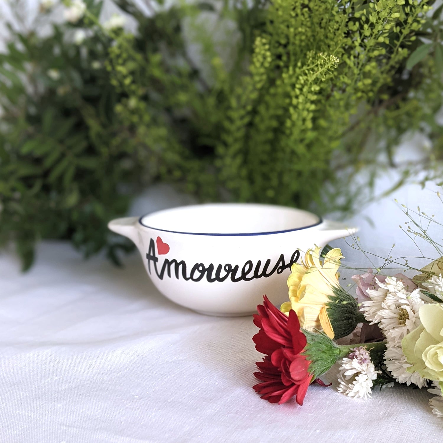 French bowl - In love (she) - French Address