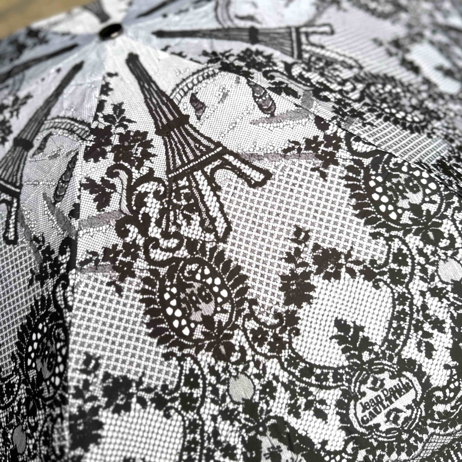 Jean Paul Gaultier umbrella made in France with Eiffel towers