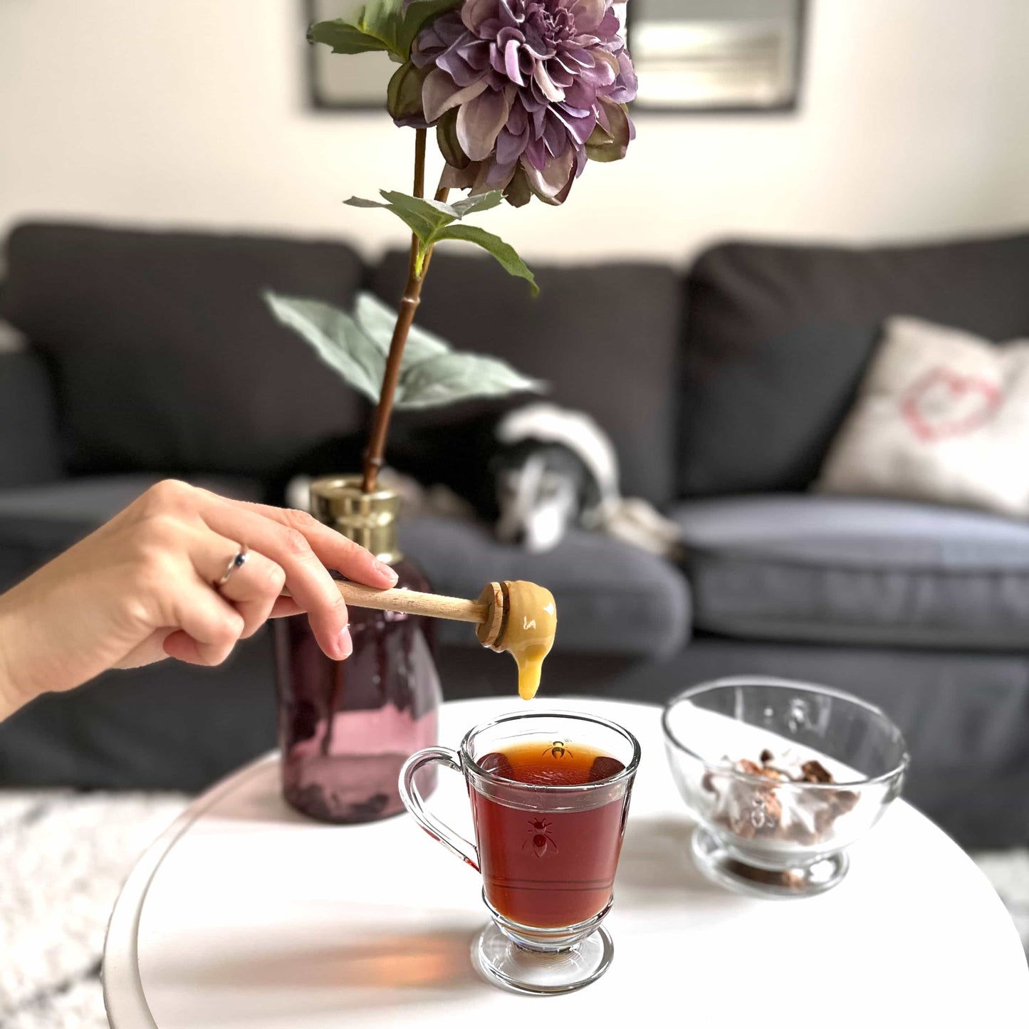 Bee glass mugs (x2) - French Address