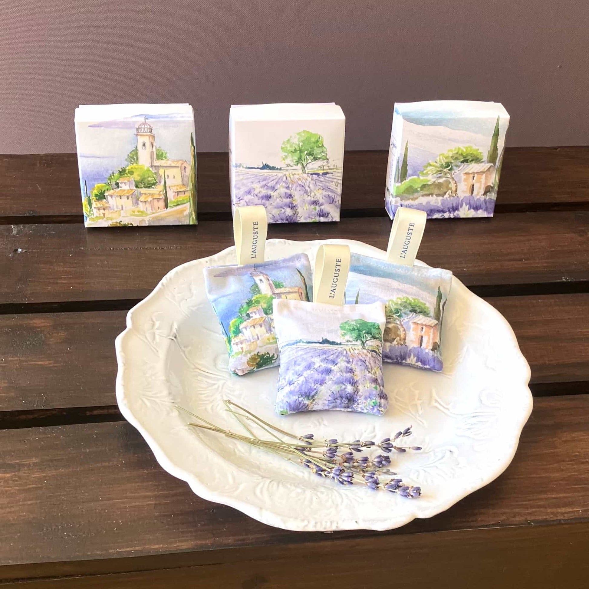 Luxury set of lavender sachets (x3) - French Address