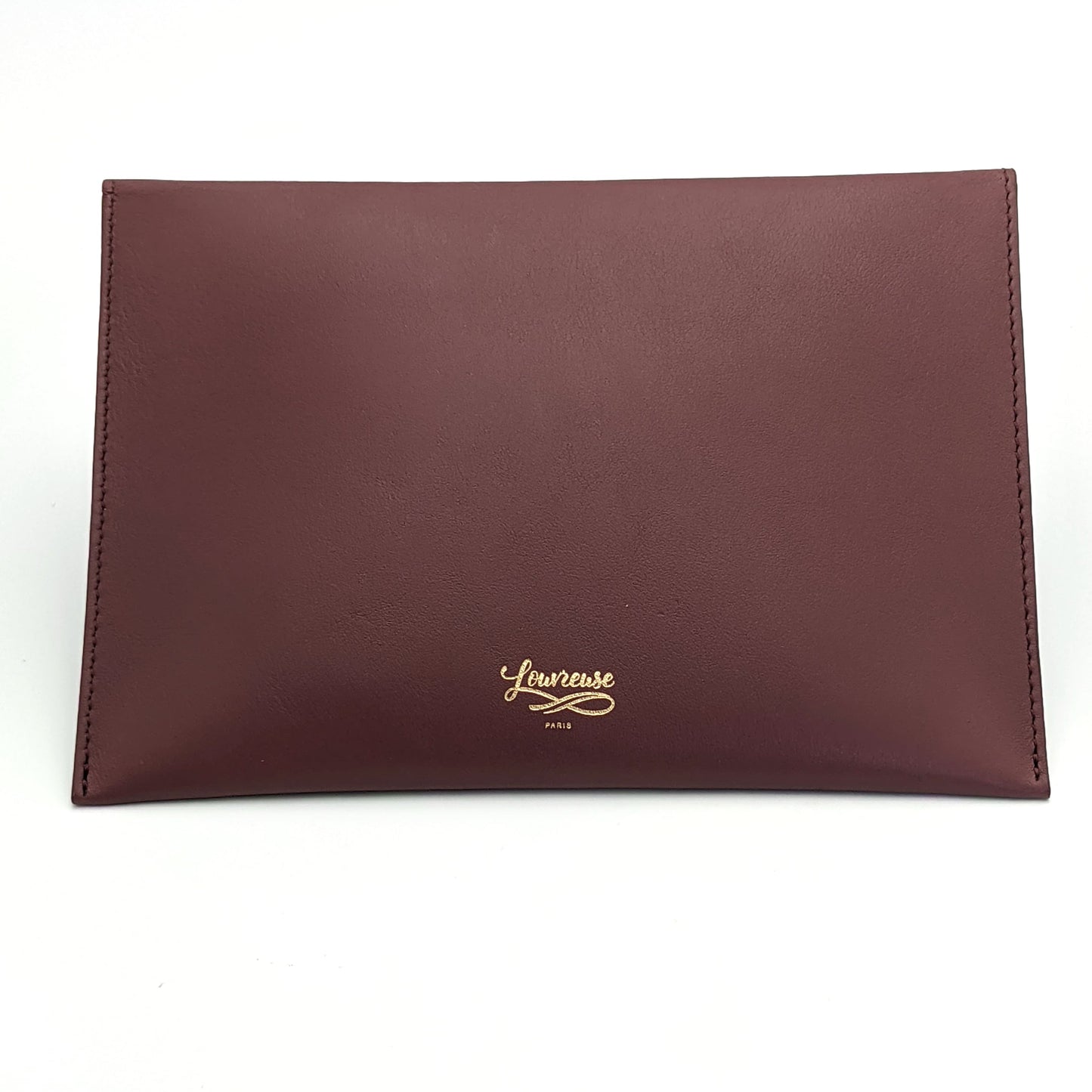 Leather pouch - nostalgia rose - French Address