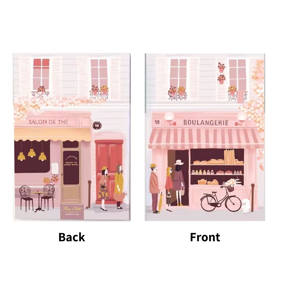 Parisian shops notebooks (x5) - French Address