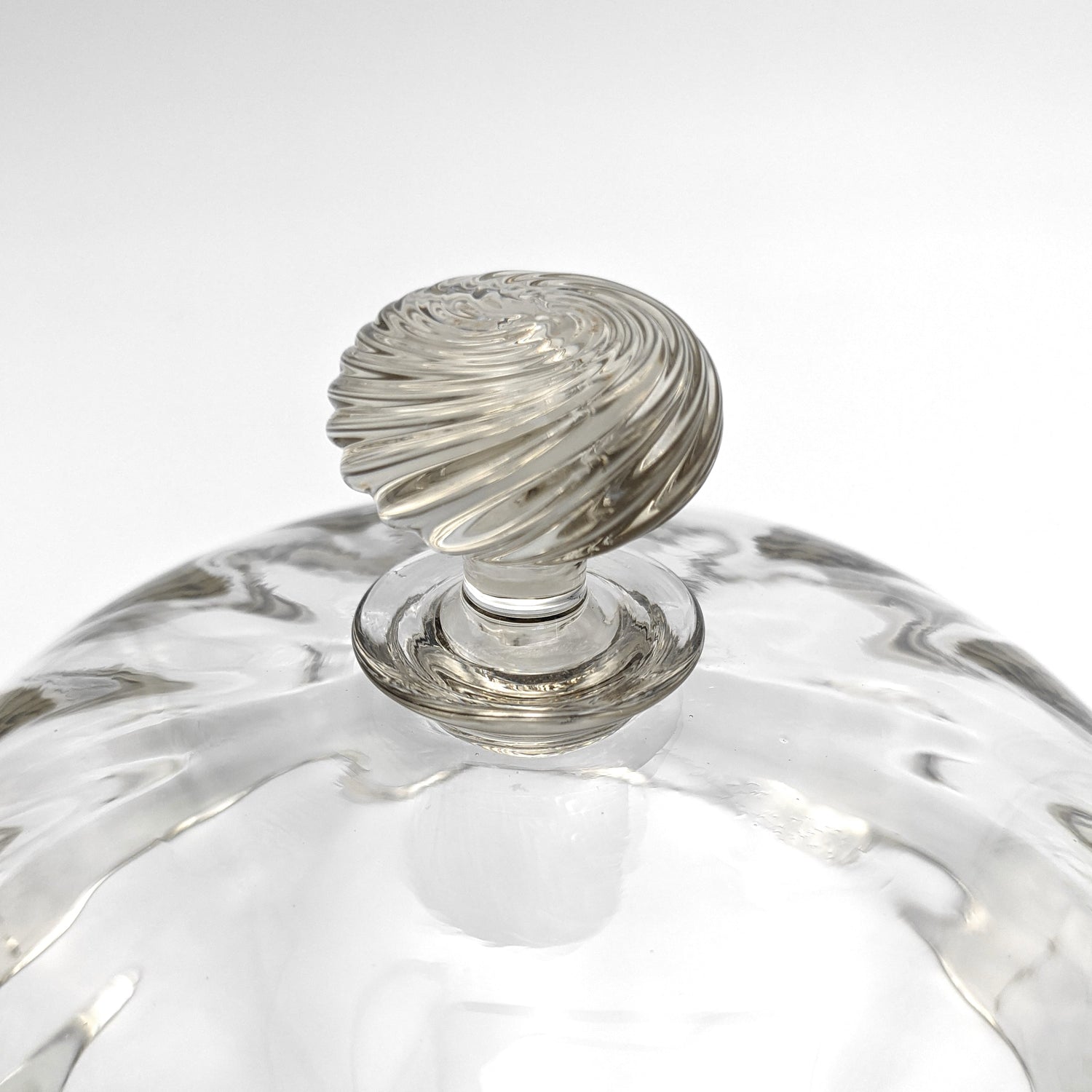 Glass candy box - French Address