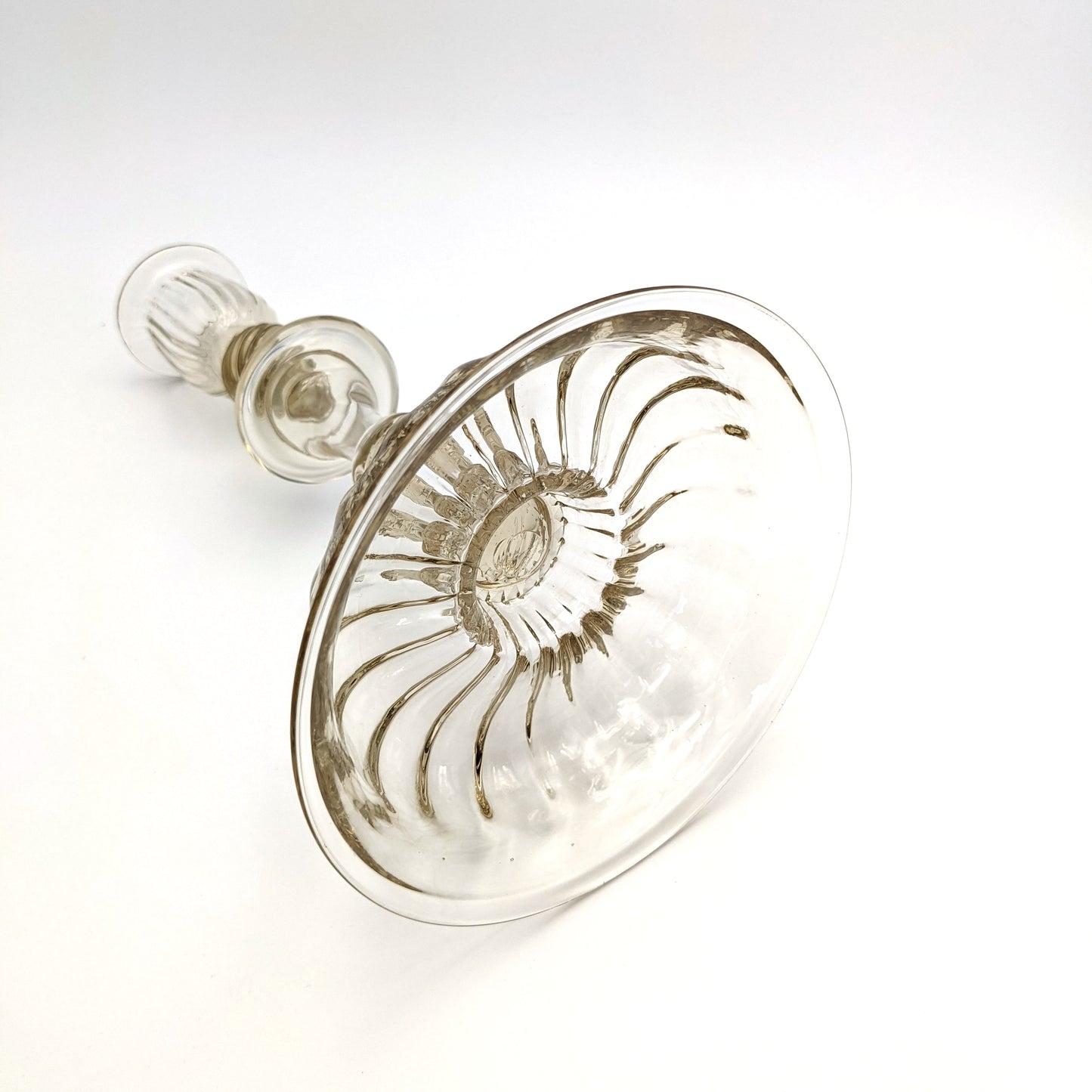 Glass candleholder - French Address