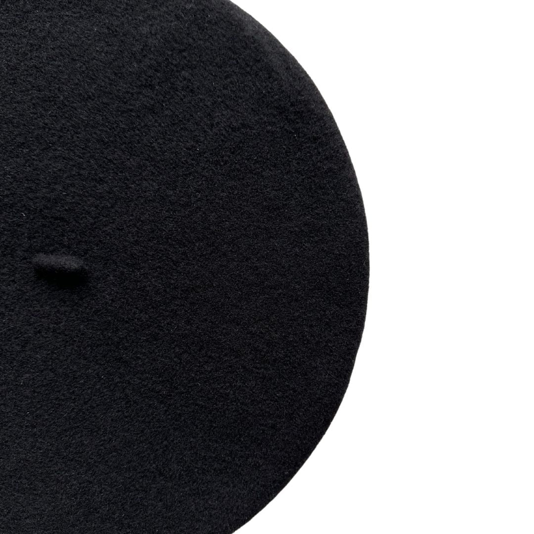 French beret Black - Adult size - French Address