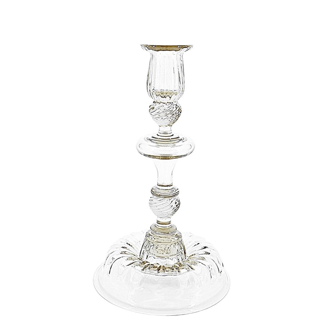 Glass candleholder - French Address