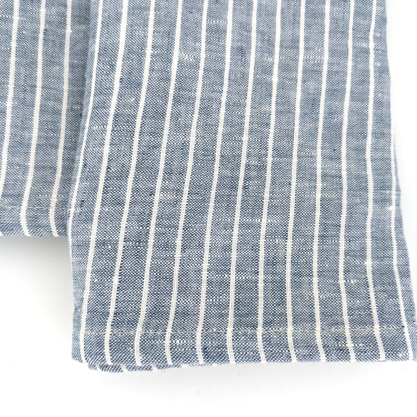Set of 4 Striped napkins - French blue - French Address
