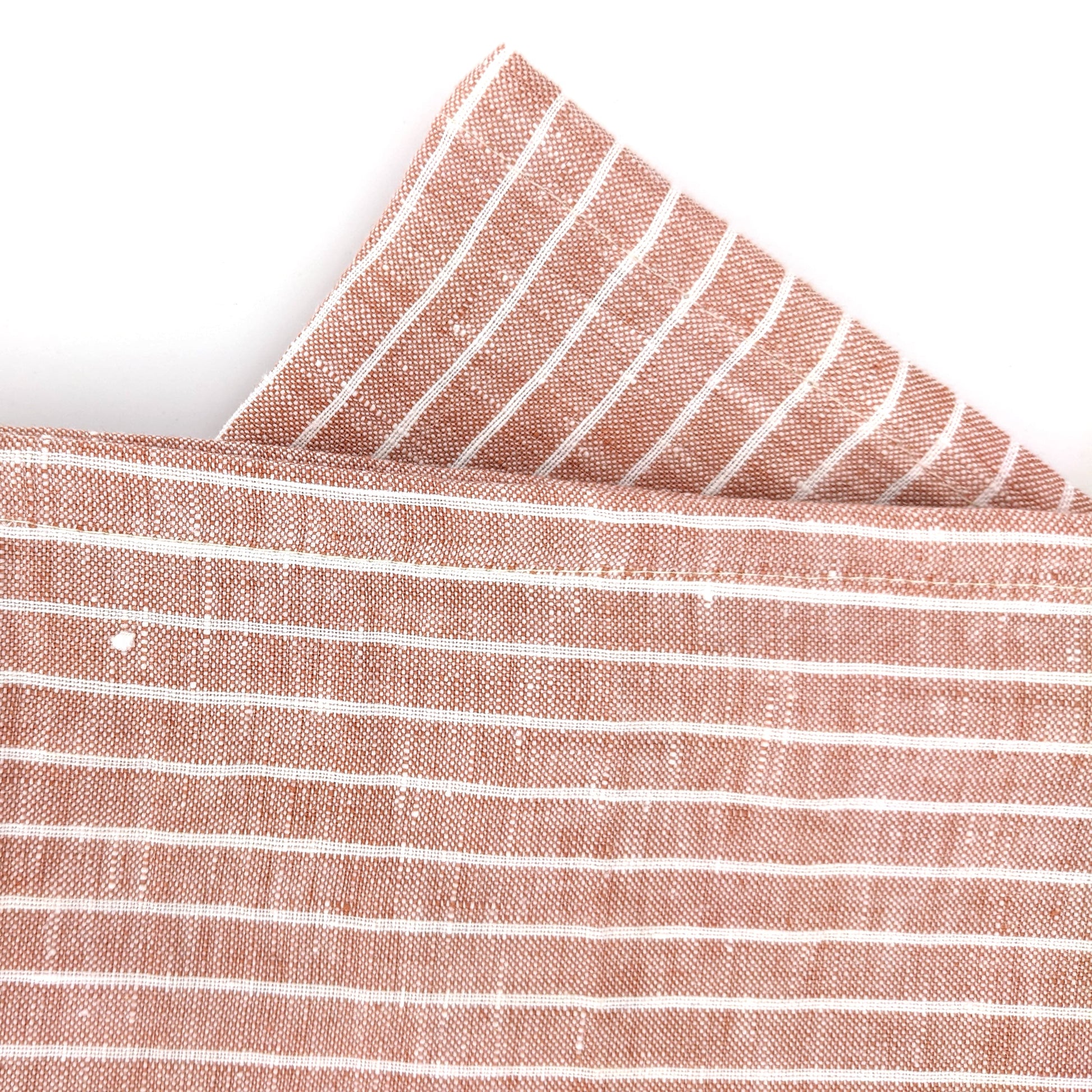 Set of 4 Striped napkins - red - French Address