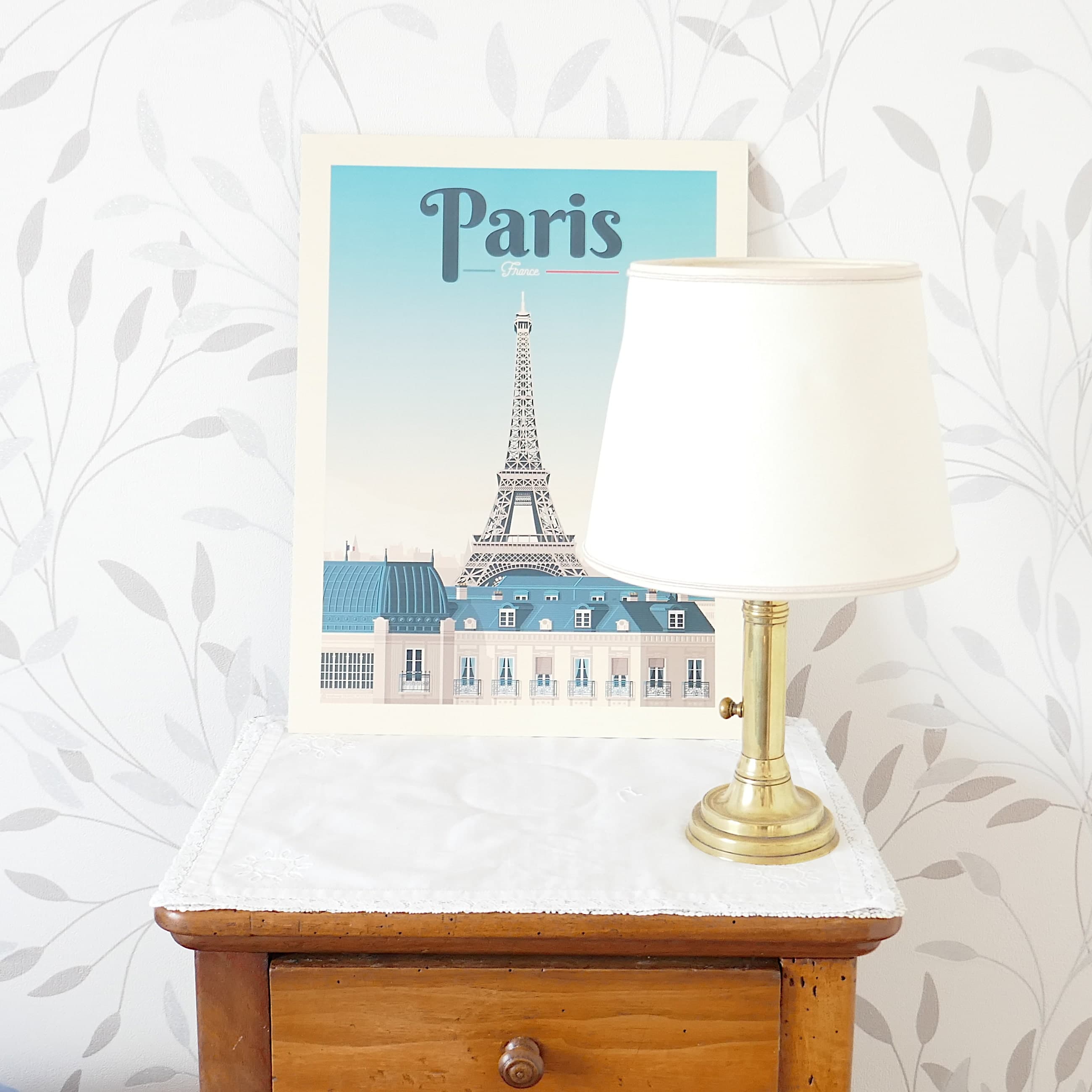 Paris vintage style poster – French Address