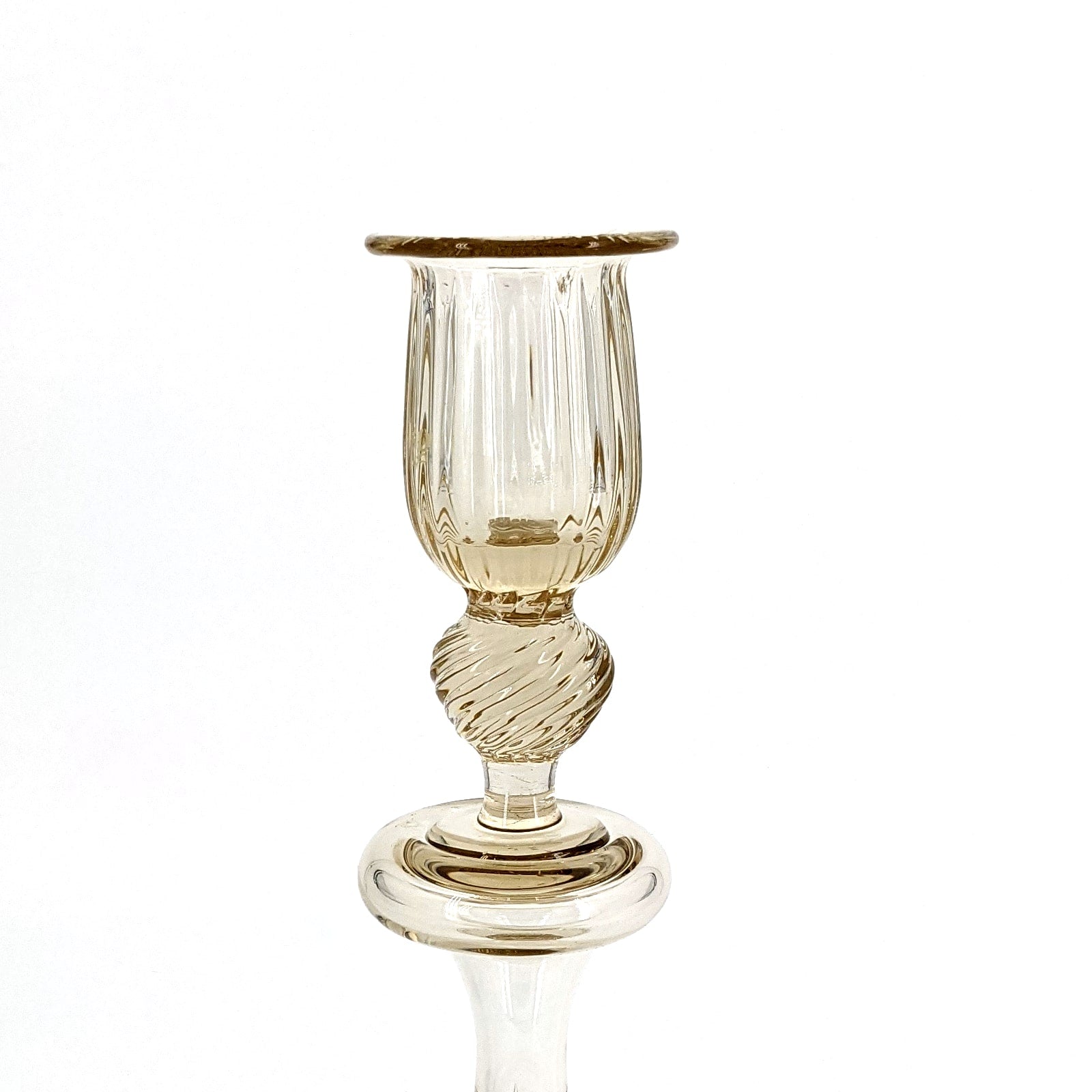Glass candleholder - French Address