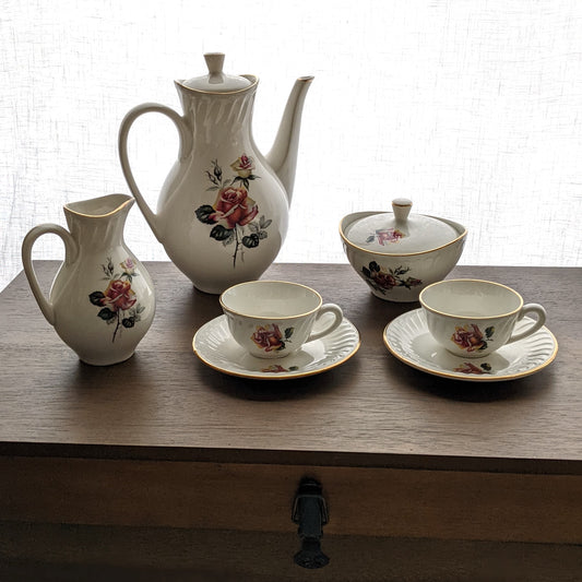 Vintage tea pot Rose - French Address